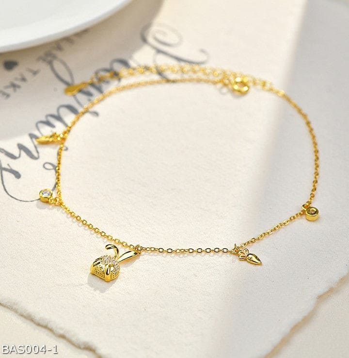 Cute sweet bunny anklet