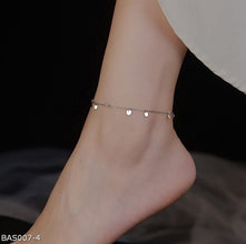 Disc geometric design anklet
