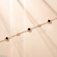 Clover agate bracelet