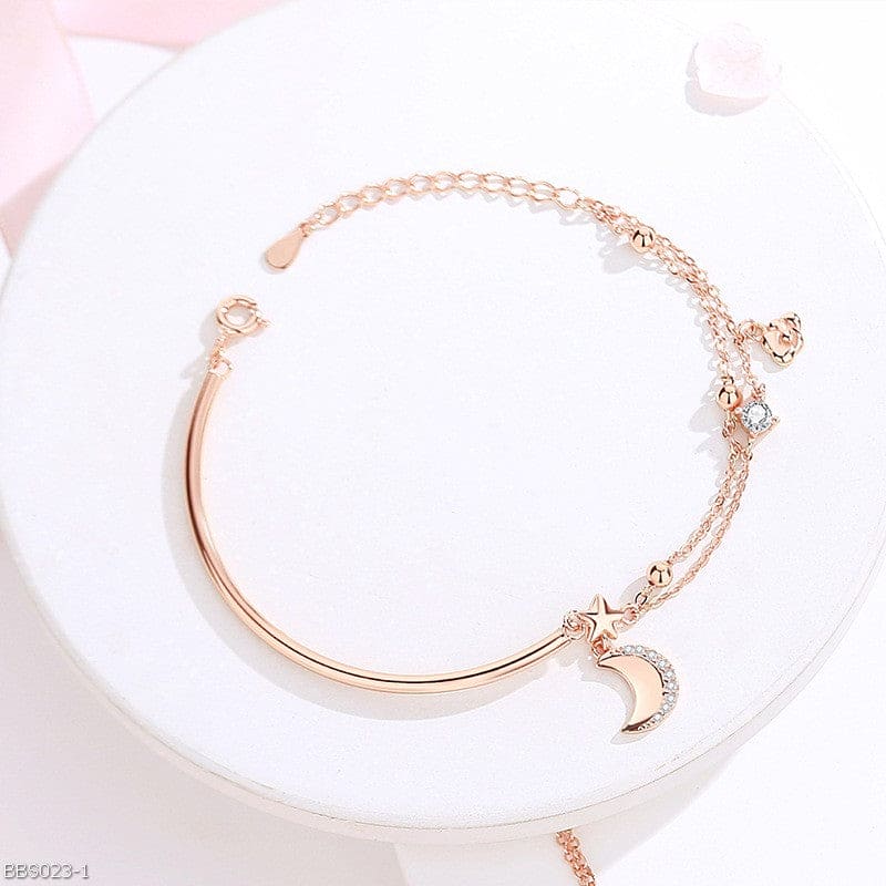 Luxury Star Moon Double Layer bracelet