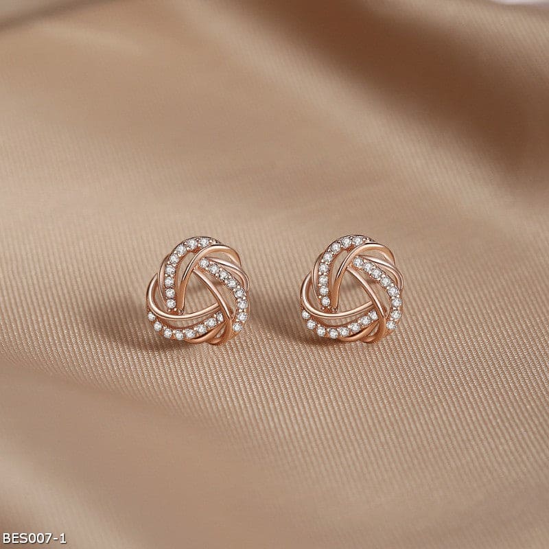 Eternity ring earrings