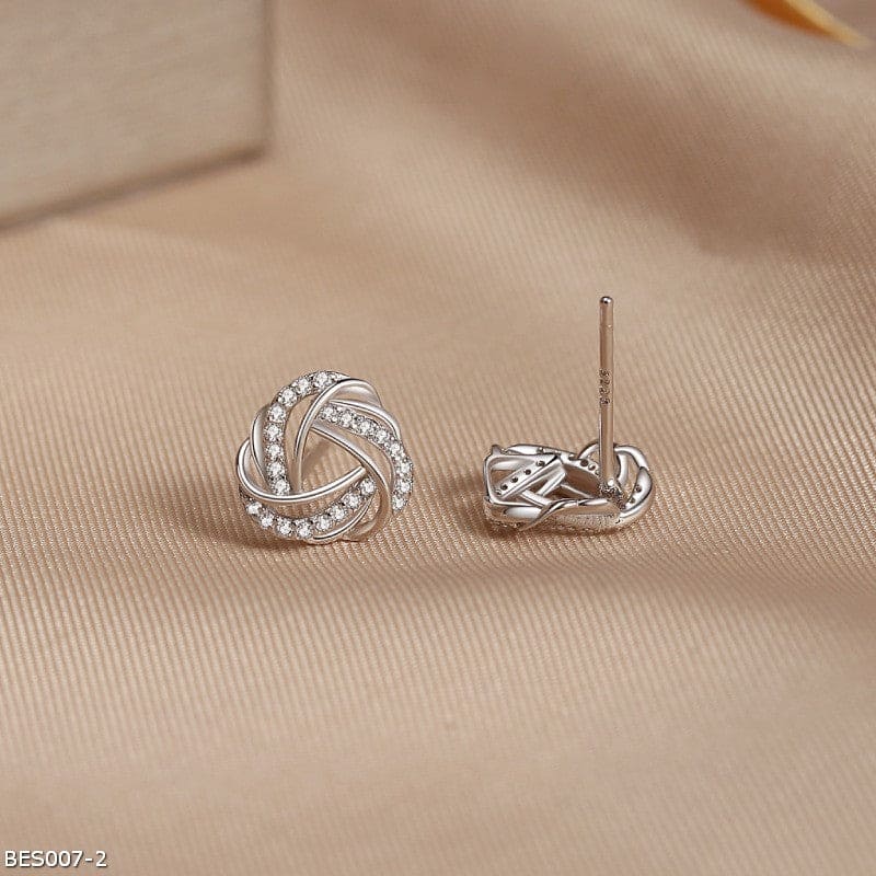 Eternity ring earrings