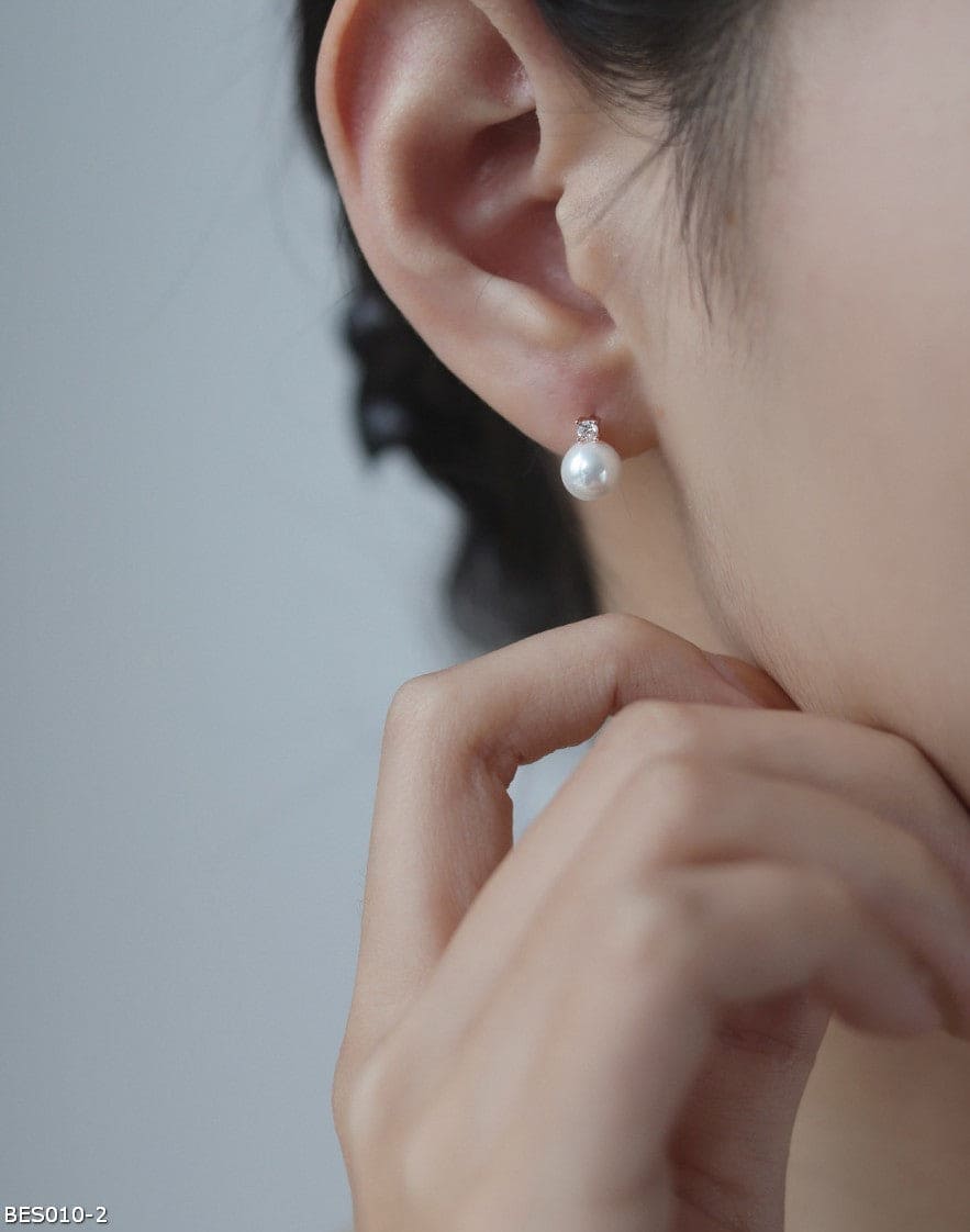 Forever love pearl earrings