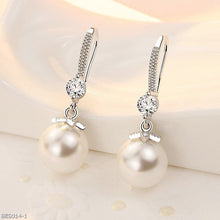 Shell beads hook earrings