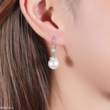 Shell beads hook earrings