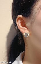 Camellia fairy stud earrings