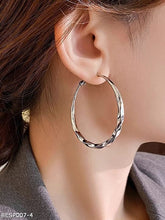 Mobius ring earrings