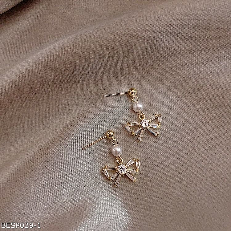 Butterfly stud earrings