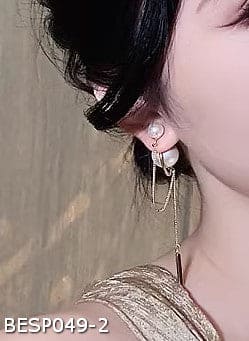 Premium pearl tassel earrings