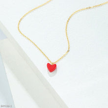 Red heart necklace