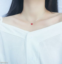Red heart necklace