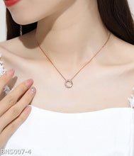 Minimalist Ring Necklace