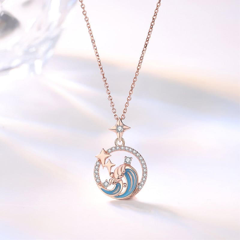 ins style star sea necklace