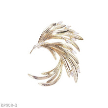 Vintage enamel phoenix brooch
