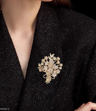 Luxury Super Sparkling Crystal Fortune Tree Brooch