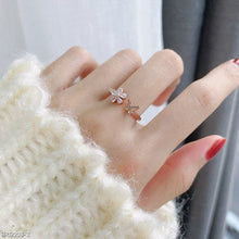 Butterfly flower ring