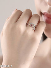 Heart color zircon ring