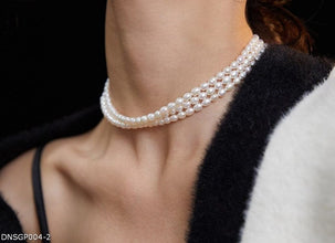 Multi-layer Natural Pearl Chain
