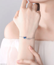 Butterfly crystal element  bracelet